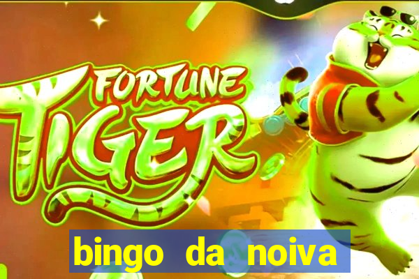 bingo da noiva para imprimir